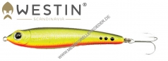 Seatrout Wobbler 84mm 13g Tyskeren , Schwarz / Gelb / Rot