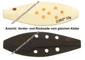 Kinetic / Westin D360° Inline 55mm 10g Night and Day , Schwarz / Weiss