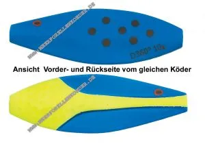 Kinetic / Westin D360° Inline 55mm 10g Sweden , Blau / Gelb