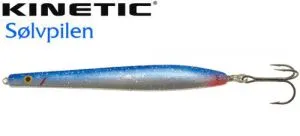 Kinetic Sølvpilen 96 mm 16 g UV Blue Glamour , Blau / Silber