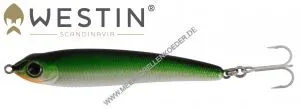 Seatrout Wobbler 97mm 18g Silver Grass , grün / silber