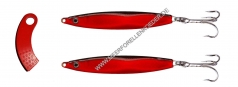 Ron Thompson Herring Master 68mm 18g Red / Black 2er Pack + Line Clipper