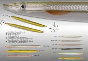 Savage Gear 3D Line Thru Sandeel 150 mm 27 g Sonderfarbe Brown Ghost
