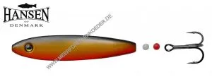 Hansen Hot Shot Inline SD " Scandinavian Design " 65mm 12,5g Black / Gold / Orange UV