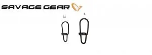 Savage Gear Crosslock EggSnap Größe M Super starker Einhänger aus Carbonstahl