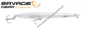 Savage Gear Sandeel Surf Walker 155mm 23g White Flash