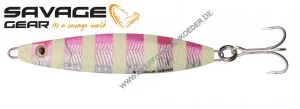 Savage Gear Psycho Sprat 80mm 45g Pink Glow Zebra