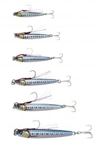 Savage Gear 3D Jig Minnow 75mm 20g Zebra Glow PHP