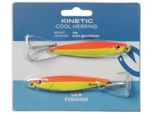 Kinetic Minipilker Cool Herring 2er Pack 75mm 25g Orange / Yellow