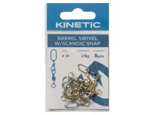 Kinetic Barrel Swivel Scandic Snap - Size 10 / 13kg