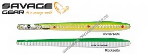 Savage Gear Line Thru Sandeel Nail 110mm 20g Fluo Green