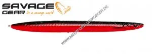 Savage Gear 3D SOFT Line Thru Sandeel 125 mm 20 g Red n Black