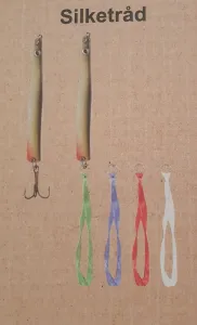 Ron Thompson Hornhechtschlaufen mit Sprengring Farbe :Blau 10 Stück