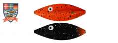 OGP Twister 27 mm 2 g Black Orange Splat