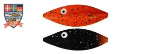 OGP Twister 27 mm 2 g Black Orange Splat