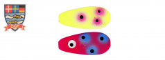 OGP Bulldog Inline 30 mm 6 g Pink Yellow Clown