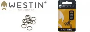 Westin Sprengringe 6mm 12kg Black Nickel