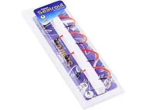OG-Lures Rigged Seatrout Single Hook Einzelhaken Gr.1 Inhalt:5 Stück UV Orange