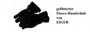 Eiger Fleece Handschuhe Gr. L