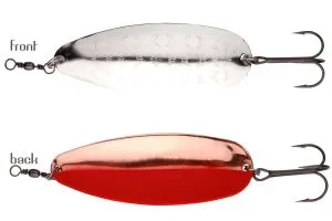 Hansen Namsos Lachsblinker 92mm 45g Kupfer / Rot