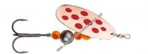 Savagear Caviar Spinner Gr. 2 ; 55mm 6g kupfer mit roten Punkten