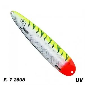 Grizzly Grismo 150mm weiss silber / fluogelb mit rotem Schwanz 2808