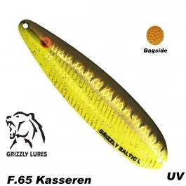 Grizzly Baltic Gr. L 140mm schwarz / fluogelb Tiger ( Kasseren UV )