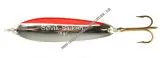 Søvik Sluken Blinker 72mm 18g Silber mit rotem Streifen