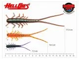 Lunker City Hellgies 75mm Red Shad 20 Stück