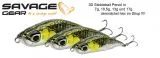 Savage Gear 3D Sticklebait Pencil 65mm 10,5g Black Silver