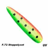 Grizzly Grismo 150mm rot / gelb / gr&uuml;n mit schwarzen Punkten