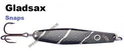 Gladsax Snaps Blinker - 25g - Schwarz / Zebra