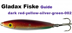 Guide Wobbler - 16g - dark red- yellow - silver - green