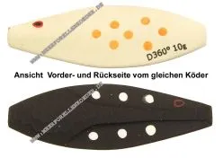 Kinetic / Westin D360° Inline 55mm 10g Night and Day , Schwarz / Weiss