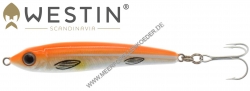 Seatrout Wobbler 97mm 18g RA Hottie , fluo orange / silber reflex