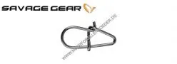 Savage Gear EggSnap Größe XS 16 kg , Federstahl Einhänger und großem runden Auge