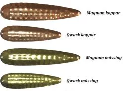 Gladsax ISMO Magnum 150mm grün / gelb Reflex Furunkel auf Kupfer Platte