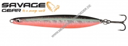 Savage Gear Seeker IPS 98mm 23g Fluo UV Red Black , fluo UV rot schwarz