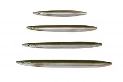 Savage Gear 3D Line Thru Sandeel 85 mm 11 g Matt White Tobis