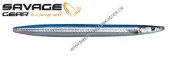 Savage Gear 3D Line Thru Sandeel 125 mm 19 g Blue Silver UV