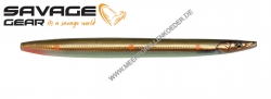 Savage Gear 3D Line Thru Sandeel 110 mm 15 g  Sandeel Copper Orange UV Dots