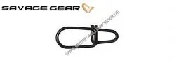 Savage Gear Crosslock EggSnap Größe M Super starker Einhänger aus Carbonstahl