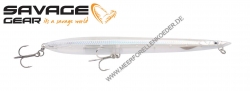 Savage Gear Sandeel Surf Walker  155mm 23g White Flash