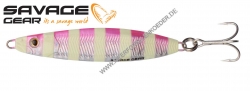Savage Gear Psycho Sprat 73mm 35g Pink Glow Zebra