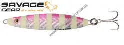 Savage Gear Psycho Sprat 68mm 28g Pink Glow Zebra