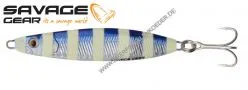 Savage Gear Psycho Sprat 80mm 45g Blue Glow Zebra