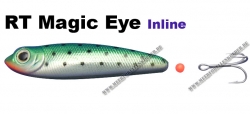 Magic Eye Inline 100mm 12g green/silver mit schwarzen Punkten