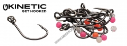 Kinetic Inline Single Hook Kit  Einzelhaken Gr.5/0 Inhalt:10 Stück schwarz