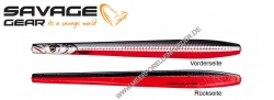 Savage Gear Line Thru Sandeel Nail 100mm 16g  Black Red