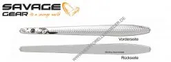 Savage Gear Line Thru Sandeel Nail 110mm 20g Silver Plating